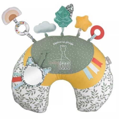 Speelgoed voor het park Sophie La Girafe Cushion Cosy Play, liggend in het park, Tummy Time | Il était une fois ...