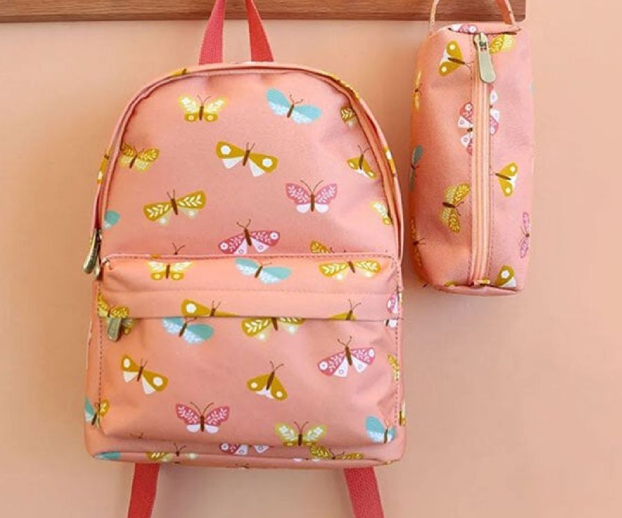 Rugzak A Little Lovely Company Little Backpack | Butterflies