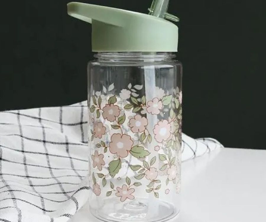 Drinkfles A Little Lovely Company Drink Bottle | Blossoms sage