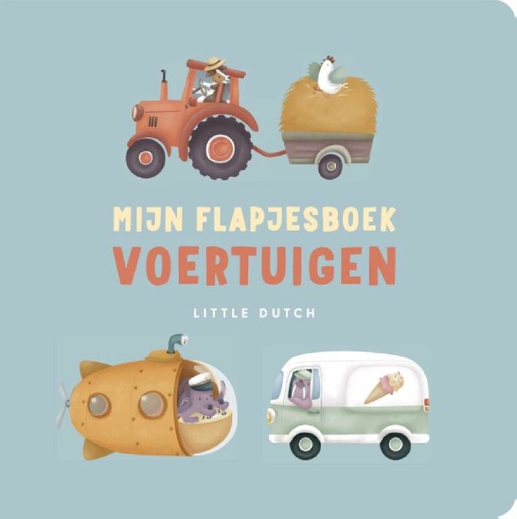 Interactief boek Mercis Publishing Mijn Flapjesboek Voertuigen | flapjesboek