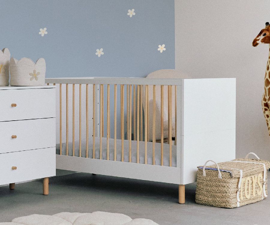 Bed Childhome, Wonder White 70x140 omvb, babybed omvormbaar tot juniorbed