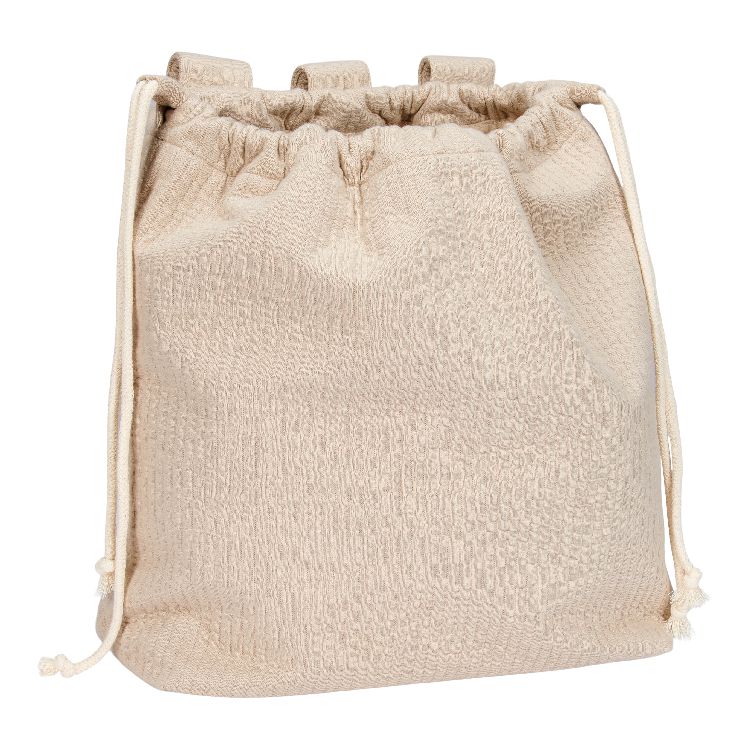 Opbergzak Little Dutch Boxzak, geschikt voor aan het babybed/park | Newborn Naturals/Pure Beige