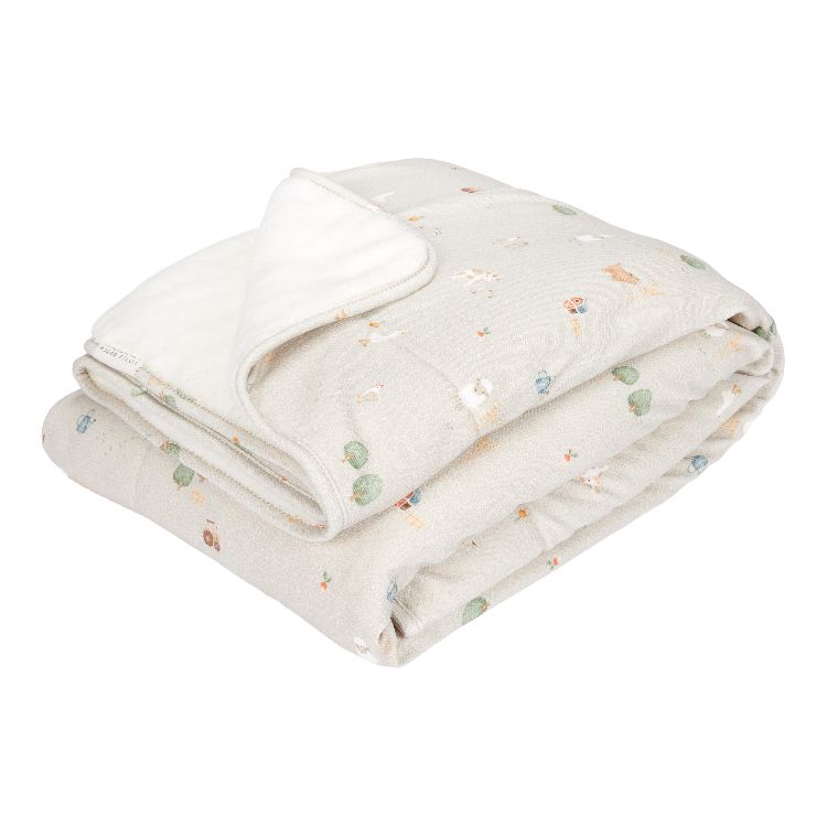 Deken Little Dutch Ledikantdeken, geschikt voor babybed 60x120/babybed 70x140 | Little Farm