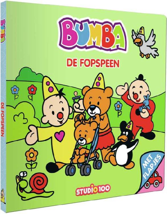 Boek Bumba Bumba kartonboekje met flapjes - De Fopspeen, leesboek | Bumba Boek