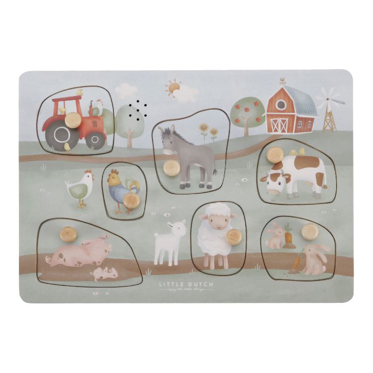 Puzzel Little Dutch made by Tiamo Geluidenpuzzel | Little Farm