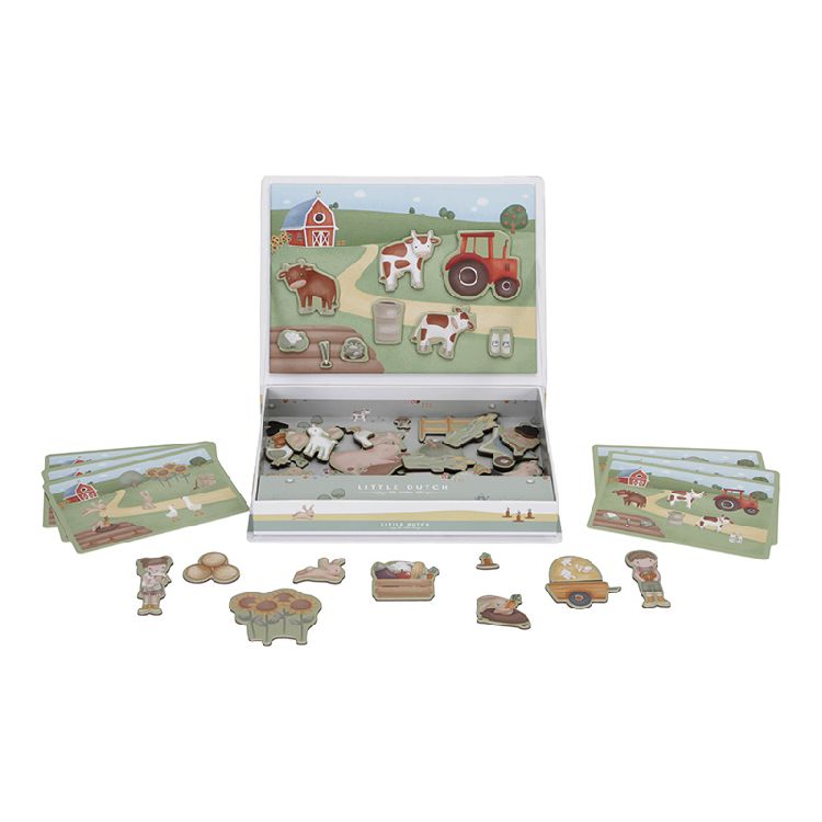 Puzzel Little Dutch made by Tiamo Magnetisch speelbord | Little Farm