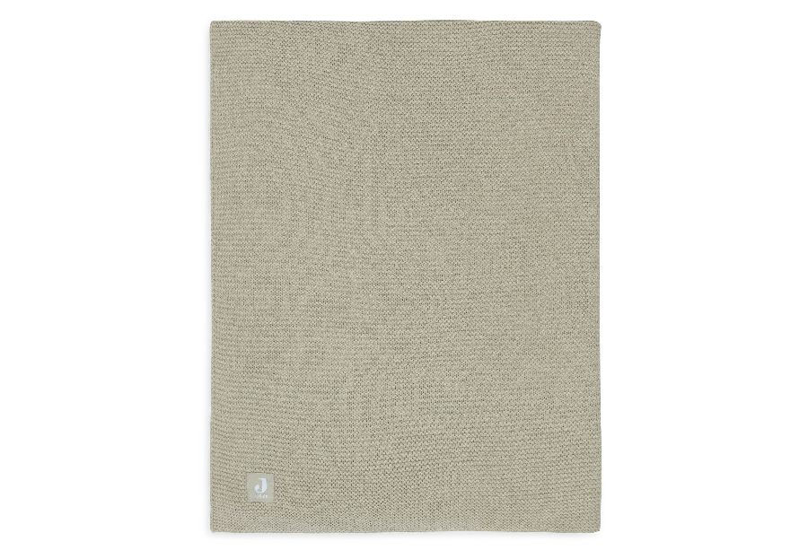 Deken Jollein, geschikt voor babybed 60x120/babybed 70x140 | Basic Knit olive green