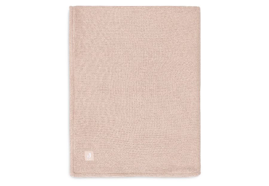 Deken Jollein, geschikt voor babybed 60x120/babybed 70x140 | Basic Knit wild rose