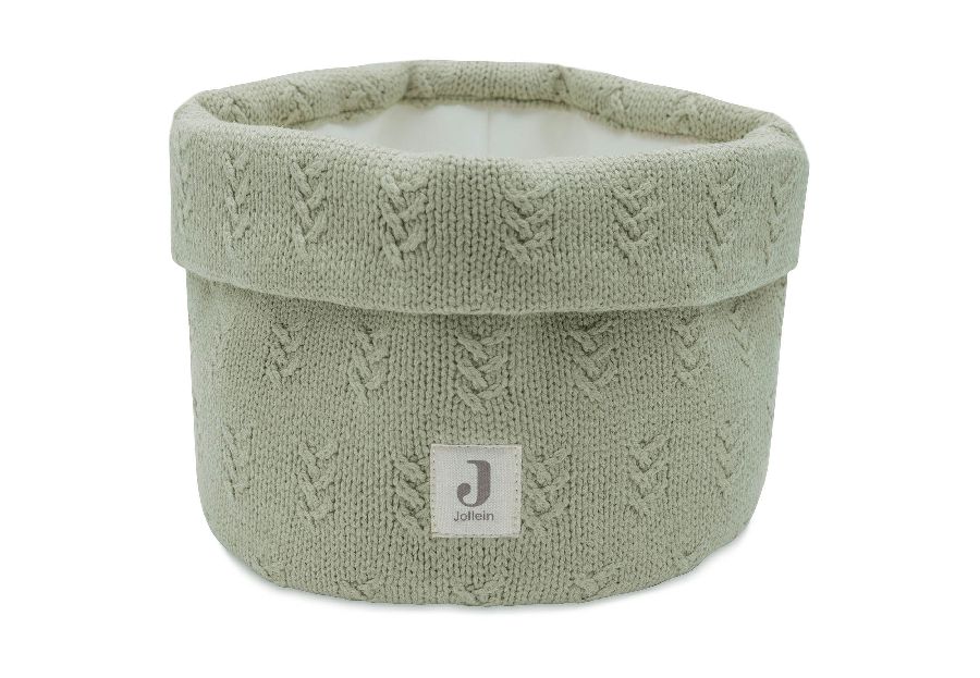 Verzorgingsmand Jollein | Grain Knit olive green