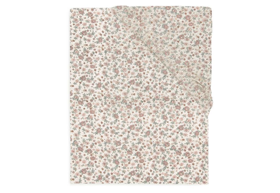 Hoeslaken Jollein, geschikt voor babybed 70x140/babybed 70x150/babybed 75x150 | Retro Flowers