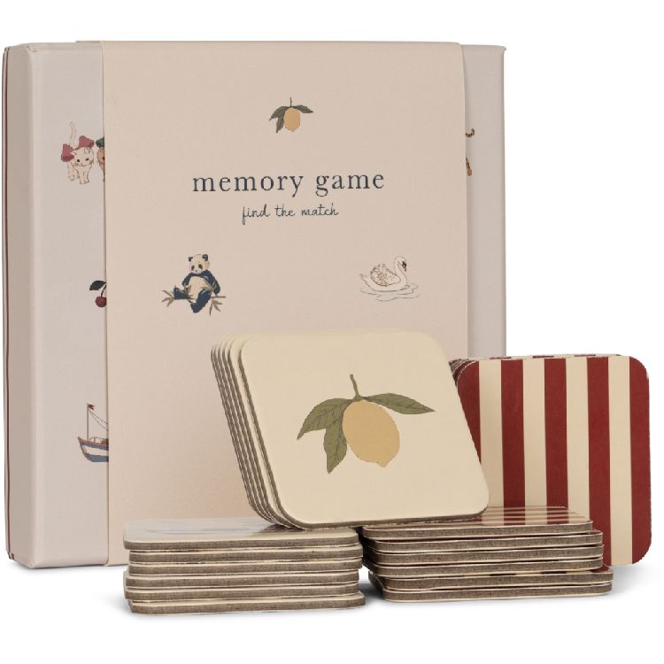 Gezelschapsspel Konges Slojd Cardboard memory game