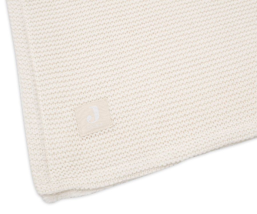 Deken Jollein, geschikt voor babybed 60x120/babybed 70x140 | Basic Knit ivory