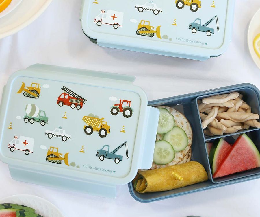 Brooddoos A Little Lovely Company Bento Lunch Box | Vehicles