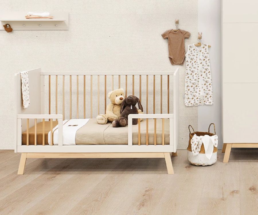 Bed Bopita, Lines Dune, Lines Dune 70x140 omvb, babybed omvormbaar tot bedbank | Bopita