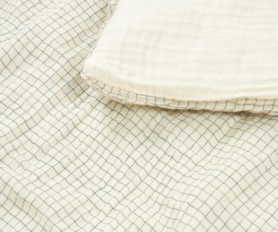 Donsovertrek Nobodinoz Washed, geschikt voor babybed 60x120/babybed 70x140 | Wabi-Sabi