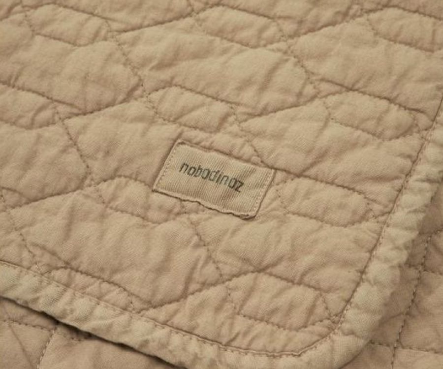 Deken Nobodinoz Quilted Blanket, geschikt voor babybed 60x120 | Wabi-Sabi