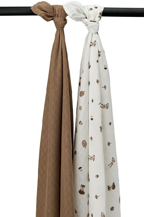 Tetra doek Meyco Baby | Forest Animals toffee