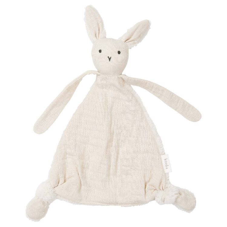 Knuffel Koeka Otis, knuffeldoek / doudou | Faro warm white