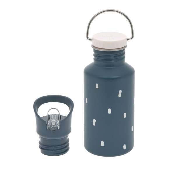 Drinkfles Laessig Bottle Stainless Steel | Happy Prints midnight blue