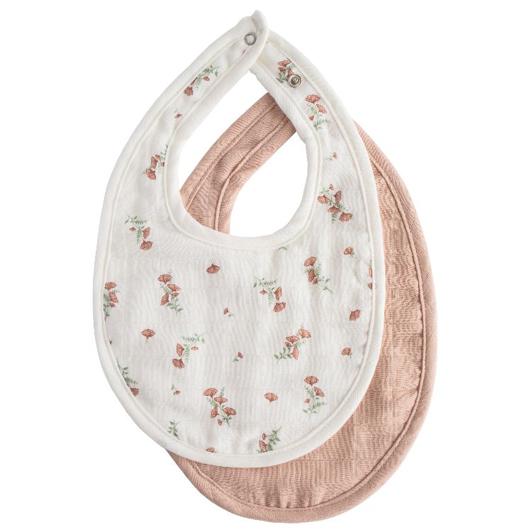 Slabbetje Mushie Muslin Bib 2-pack