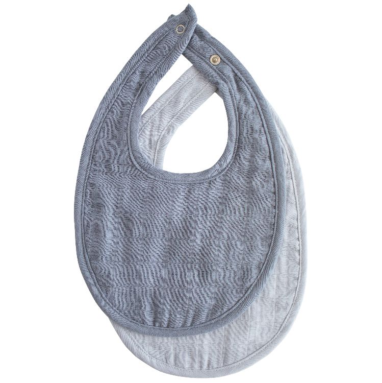 Slabbetje Mushie Muslin Bib 2-pack