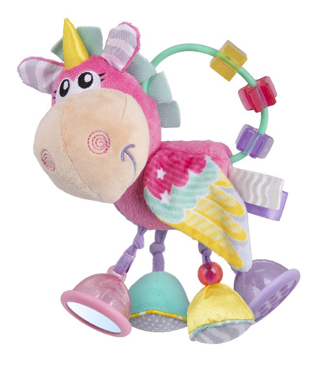 Rammelaar PLAYGRO Unicorn Activity Rattle | Soft