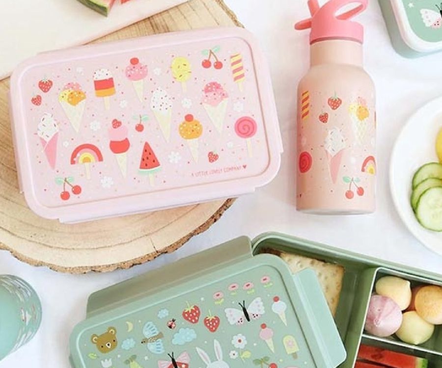 Brooddoos A Little Lovely Company Bento Lunch Box | Ice Cream