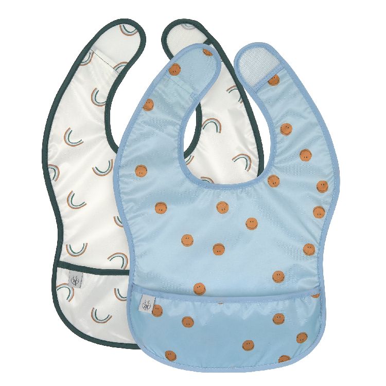 Slabbetje Laessig Lightweight Bib | Happy Rascals Smile/Little Gang