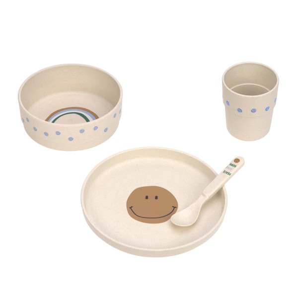 Eetset Laessig Dish Set | Happy Rascals Smile/Little Gang