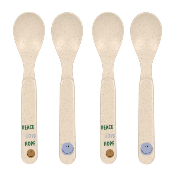 Bestek Laessig Spoon Set, lepel | Happy Rascals Smile/Little Gang