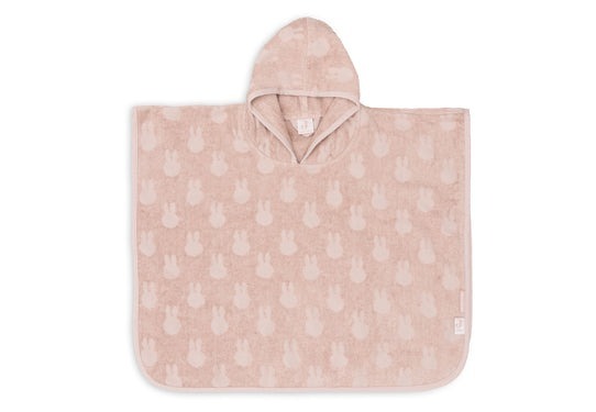 Poncho Jollein, badcape | Miffy Jacquard wild rose