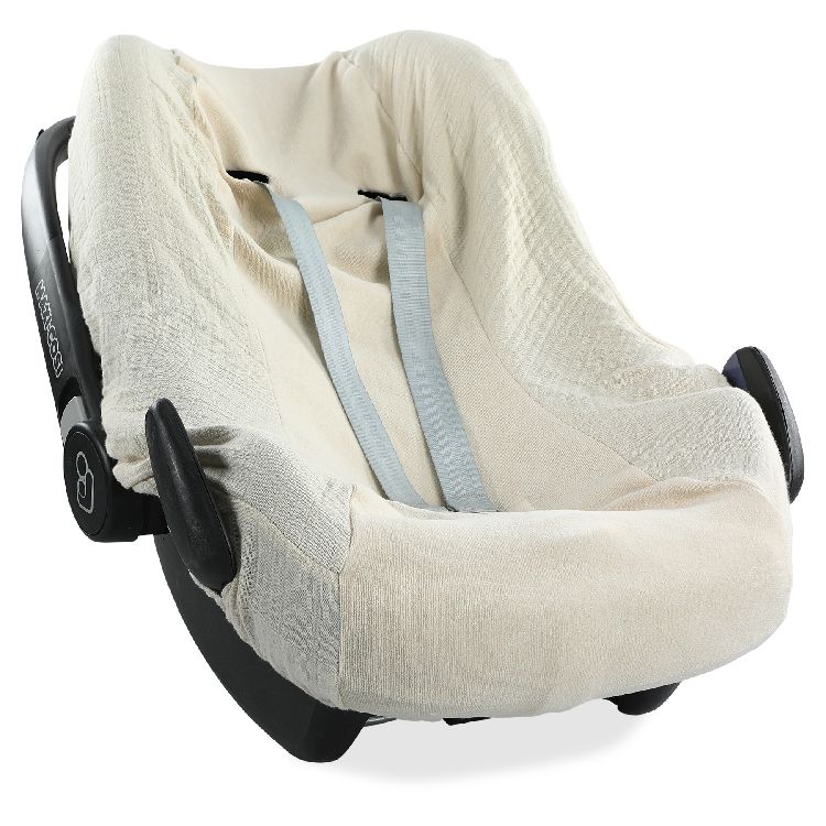 Autostoel hoes Trixie, geschikt voor Maxi-Cosi Pebble/Pebble Plus/Rock/Pebble Pro i-Size | Bliss beige auto