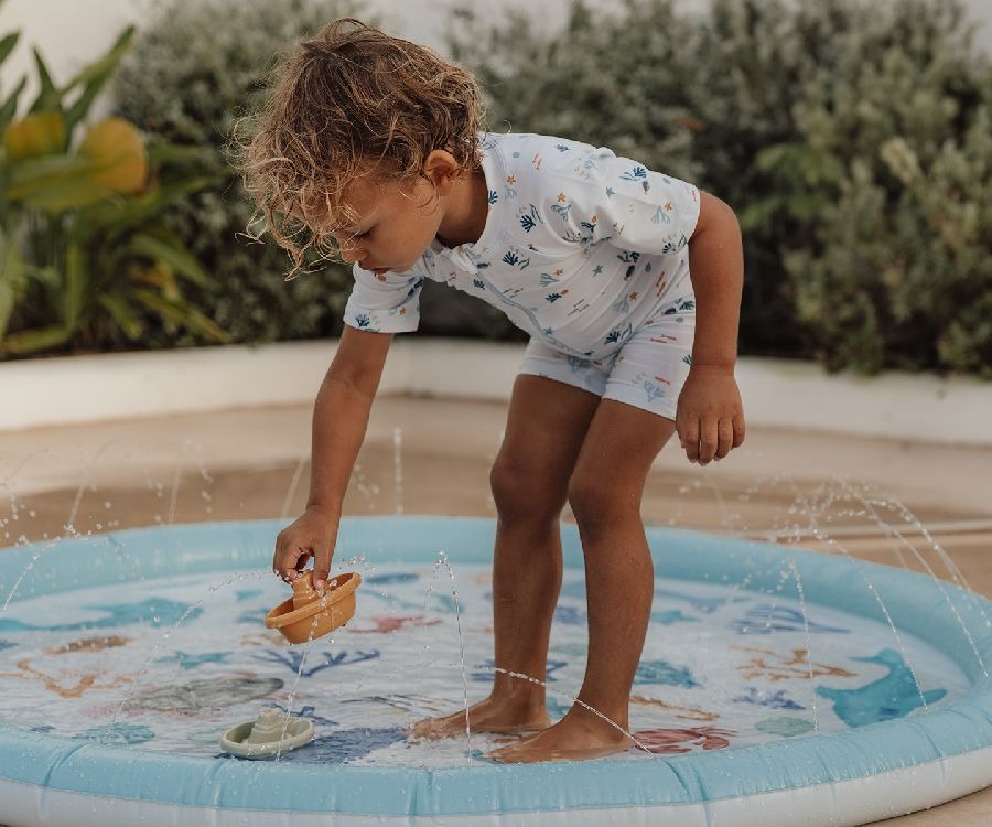 Zwembad Little Dutch, Sprinkler mat | Ocean Dreams blue, 150 cm