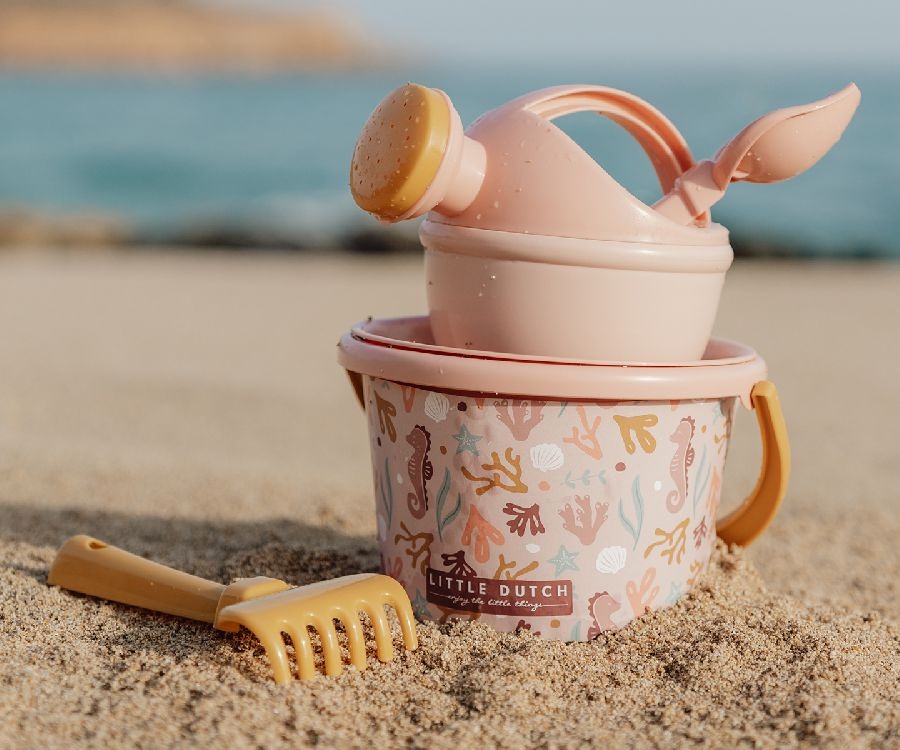 Strandspeelgoed Little Dutch Strandset 5-delig | Ocean Dreams pink