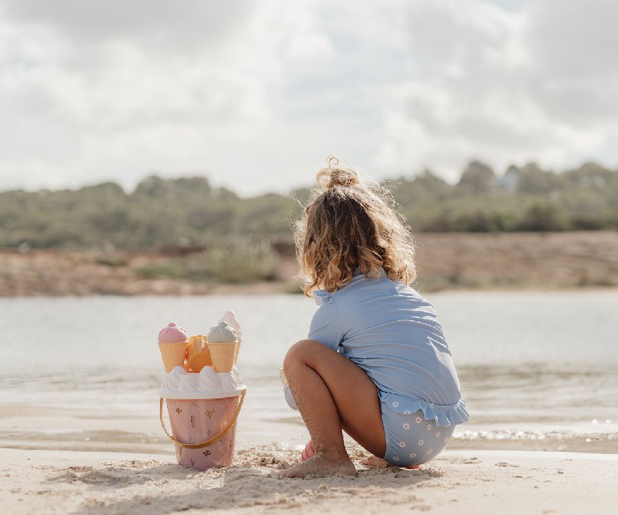 Strandspeelgoed Little Dutch IJsjes Emmerset 14-delig | Ocean Dreams pink