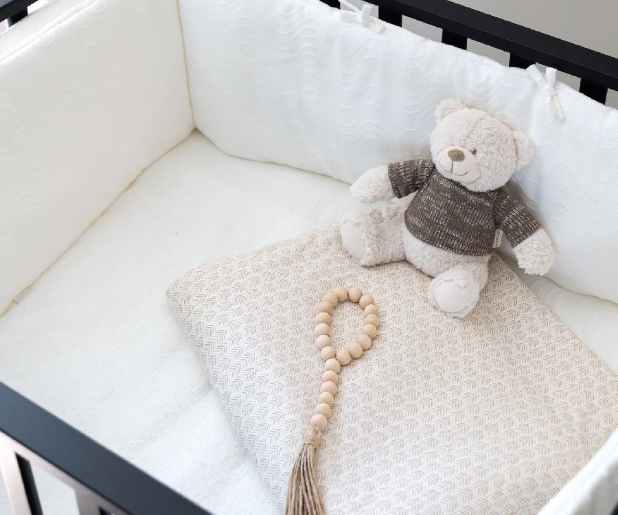 Donsovertrek Pericles, geschikt voor babybed 60x120/babybed 70x140 | Boho taupe