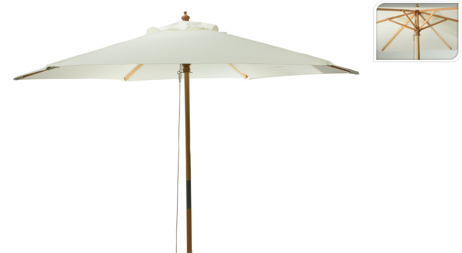 Parasol cream, 250 cm