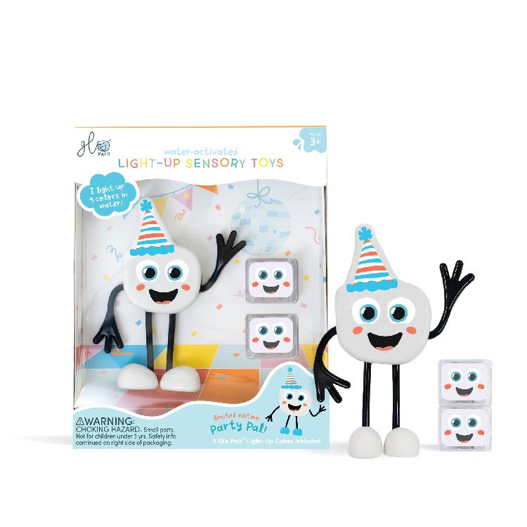 Badspeelgoed Glo Pals Party | Light Up Cubes Characters