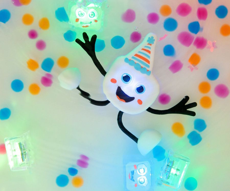 Badspeelgoed Glo Pals Party | Light Up Cubes Characters