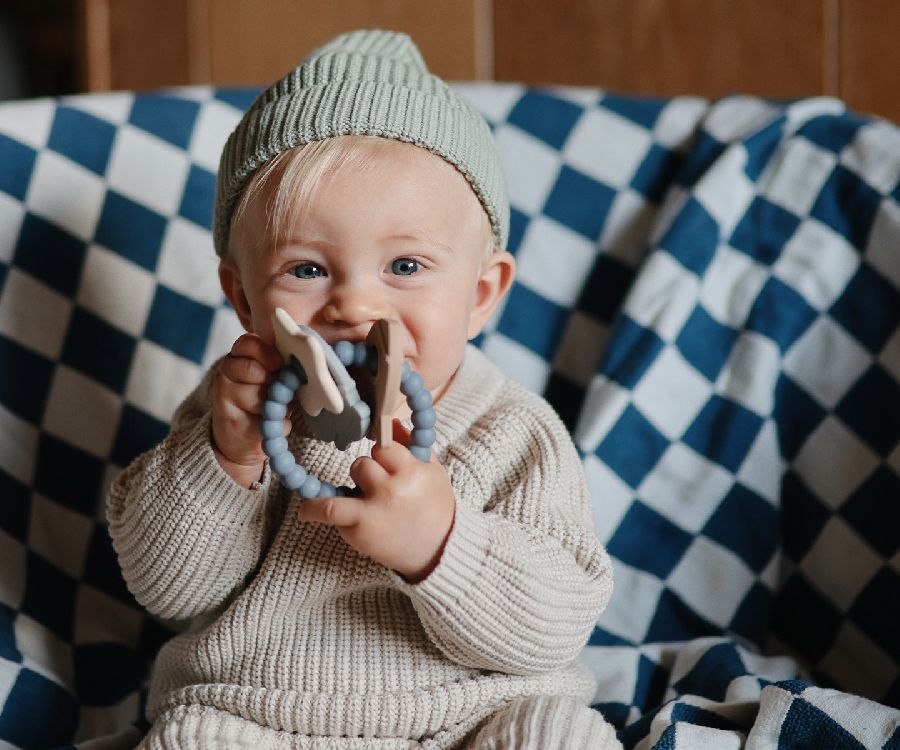 Bijtring Mushie Teether ring