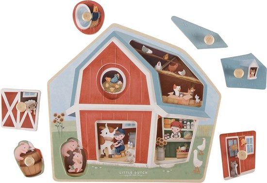 Puzzel Little Dutch made by Tiamo Houten puzzel | Little Farm