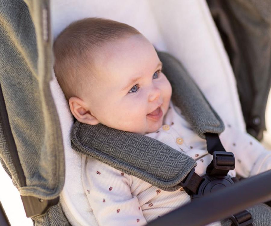 Inlegkussen Pericles, geschikt voor buggy/wandelwagen Pericles Crios 4.0/Crios 3.0 | Teddy macchiato