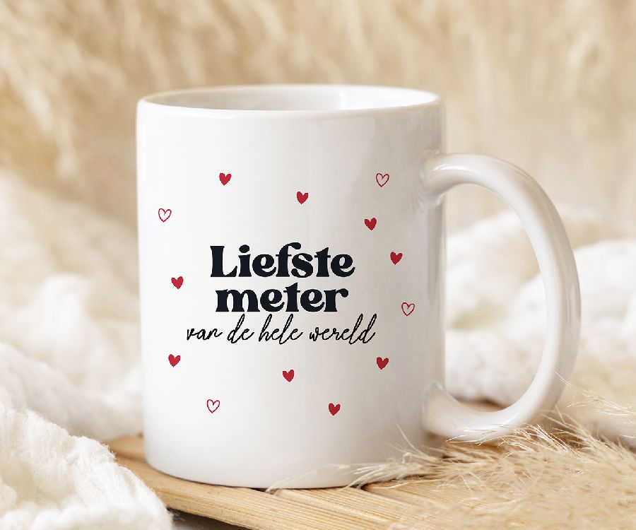 Koffiebeker MINIMOU, Koffiemok Liefste meter van de hele wereld