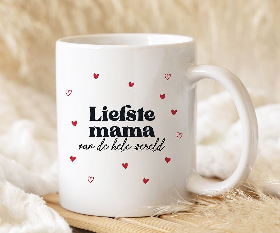 Koffiebeker MINIMOU, Koffiemok Liefste mama van de hele wereld