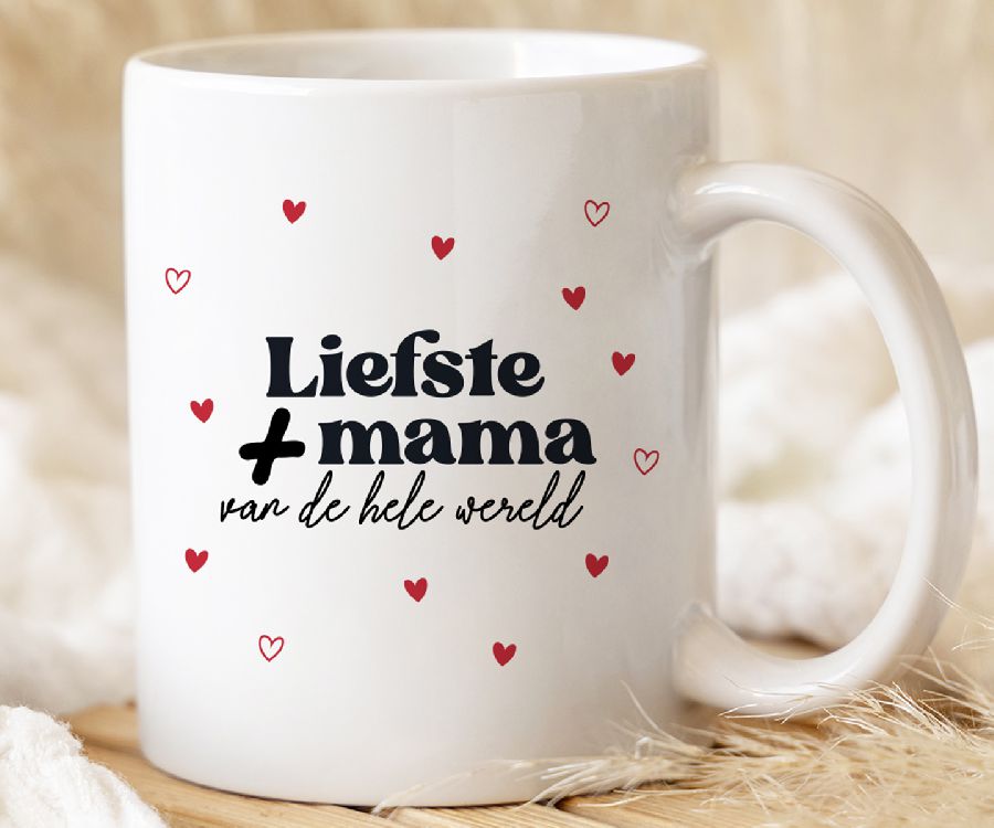 Koffiebeker MINIMOU, Koffiemok Liefste plus mama van de hele wereld