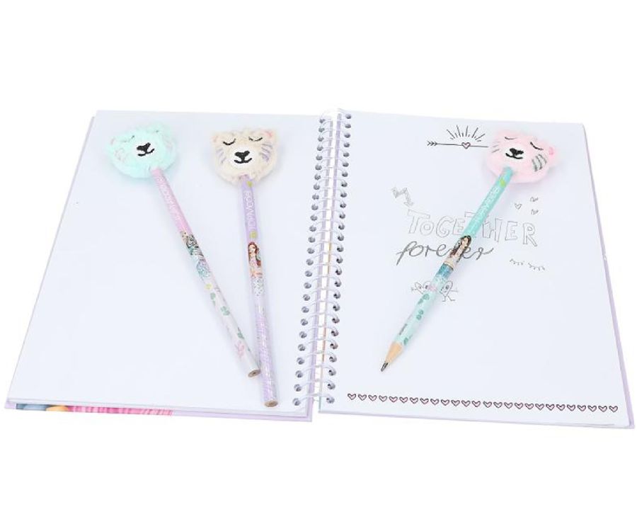 Potlood TopModel Potlood Knuffel Topper, tekenpotlood | Fantasy Tiger