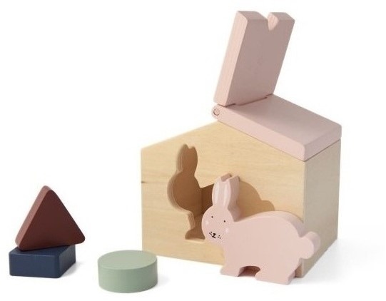 Sorteervormen Trixie Houten huis | Mrs. Rabbit Playtime