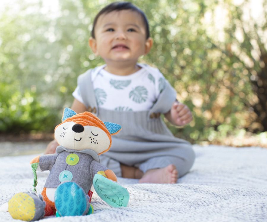 Speelgoed voor de maxi-cosi Infantino Playtime Pal Fox | Soft - Go-Gaga