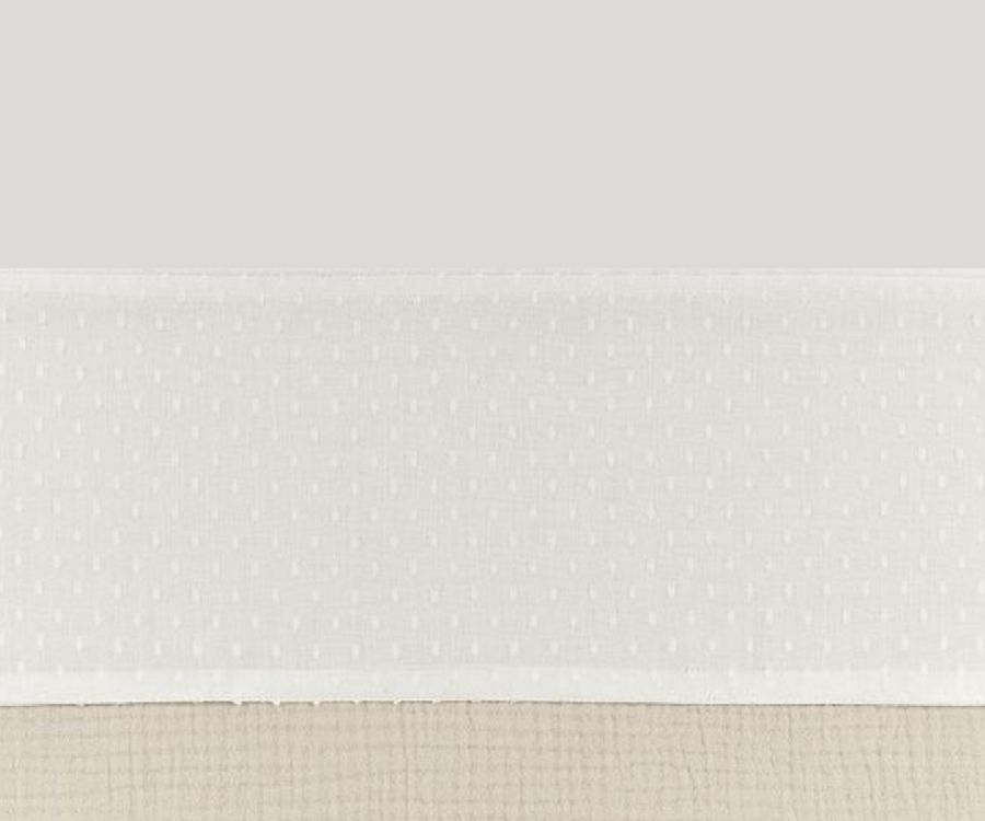 Laken Meyco Baby, geschikt voor wieg/draagmand/park | Plume offwhite