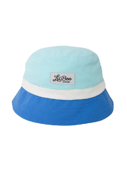 Muts Lil'Boo Copenhagen Block Ocean Bucket Hat